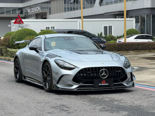 Mercedes Benz AMG GT63 SE Performance/Base C192 2025-ON with Aftermarket Parts - ART Front Canards Dry Pre-preg Carbon Fiber from ArmorExtend
