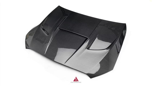 Mercedes Benz C-Class AMG C63 C43 C300 W206 S206 2021-ON with Aftermarket Parts - ART Hood Bonnet Double-sided Pre-preg Carbon Fiber from ArmorExtend
