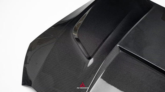 Mercedes Benz C-Class AMG C63 C43 C300 W206 S206 2021-ON with Aftermarket Parts - ART Hood Bonnet Double-sided Pre-preg Carbon Fiber from ArmorExtend
