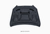 Mercedes Benz C-Class C43 C400 C300 W205 with CMST Tuning's Aftermarket Parts - Carbon Fiber and FRP Hood Bonnet V3 Style