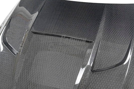 Mercedes Benz E63 E63S W213 2017 2018 2019 2020 2021 2022 2023 2024 with Aftermarket Parts - AE Hood Bonnet Carbon Fiber from ArmorExtend