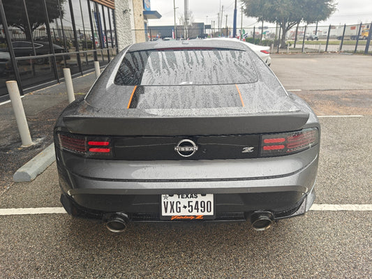 Nissan Z 400Z RZ34 Fairlady 2022-ON with Aftermarket Parts - Ducktail Spoiler Carbon Fiber / FRP from PROJECT WIDEBODY