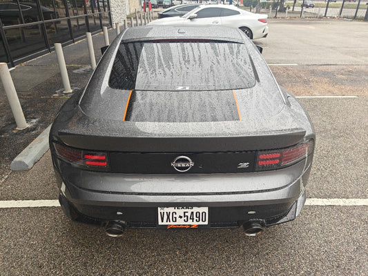 Nissan Z 400Z RZ34 Fairlady 2022-ON with Aftermarket Parts - Ducktail Spoiler Carbon Fiber / FRP from PROJECT WIDEBODY