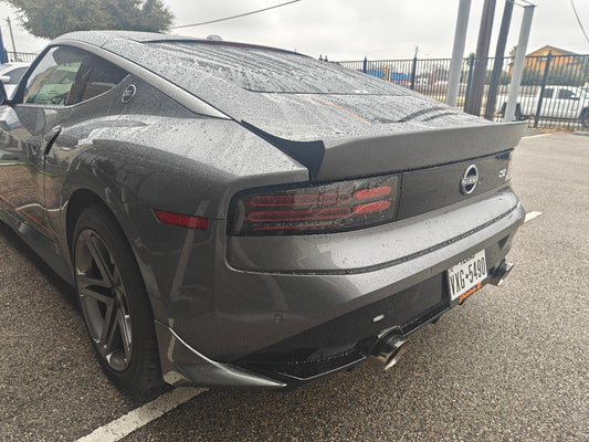 Nissan Z 400Z RZ34 Fairlady 2022-ON with Aftermarket Parts - Ducktail Spoiler Carbon Fiber / FRP from PROJECT WIDEBODY