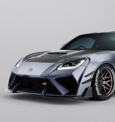 Subaru BRZ ZD8 & Toyota GR86 ZN8 2022-ON with Aftermarket Parts - PROJECT WIDEBODY Front Lip Carbon Fiber / FRP from CMST Tuning