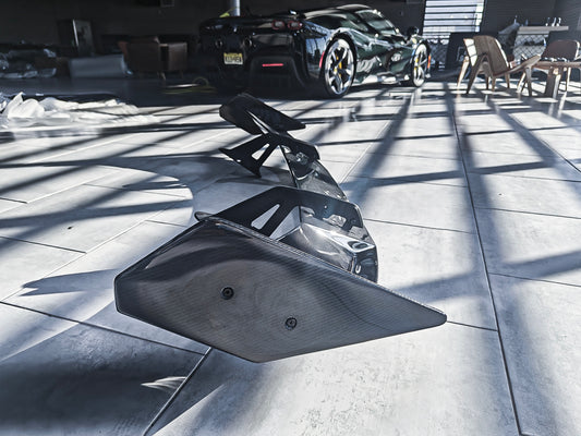 Subaru BRZ ZD8 2022-ON & Toyota GR86 ZN8 2022-ON with Aftermarket Parts - PROJECT WIDEBODY V3 Rear Spoiler Wing Carbon Fiber / FRP from PROJECT WIDEBODY