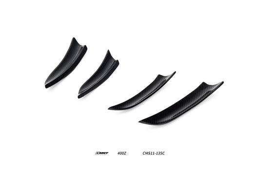 Nissan Z 400Z RZ34 Fairlady 2022-ON with Aftermarket Parts - Front Bumper Canards Carbon Fiber / FRP from PROJECT WIDEBODY