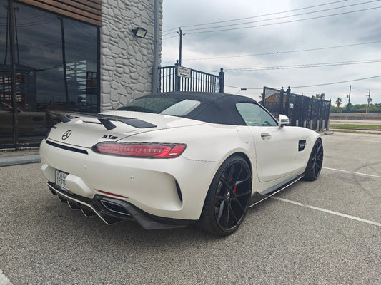 Mercedes Benz AMG GT GTS GTC C190 2016 2017 2018 2019 2020 2021 with Aftermarket Parts - Rear Wing Carbon Fiber / FRP from Paktechz