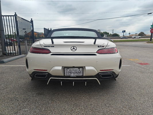 Mercedes Benz AMG GT GTS GTC C190 2016 2017 2018 2019 2020 2021 with Aftermarket Parts - Rear Wing Carbon Fiber / FRP from Paktechz