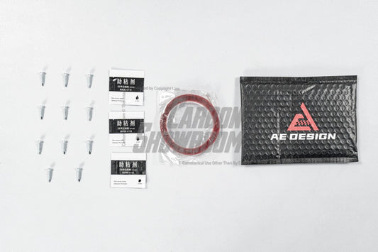 Porsche 911 991.2 Carrera GTS/4 GTS 2015 2016 2017 2018 2019 with Aftermarket Parts - AE Style Front Lip Carbon Fiber from ArmorExtend