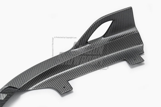 Porsche 911 991.2 Carrera GTS/4 GTS 2015 2016 2017 2018 2019 with Aftermarket Parts - AE Style Front Lip Carbon Fiber from ArmorExtend