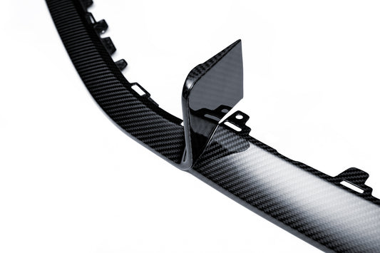 Porsche 911 992.2 Carerra/T 2025-ON (Does not fit SportDesign Bumper) with Aftermarket Parts - Front Bumper Trim Dry Pre-preg Carbon Fiber from Ventus Veloce