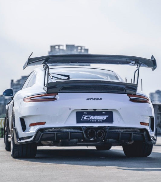 your Porsche 991.1 Carrera Base/S & 991.2 Carrera Base/S with CMST Tuning's Aftermarket Parts - Pre-preg Carbon or Vacuumed Carbon or FRP Rear Bumper Rear Diffuser