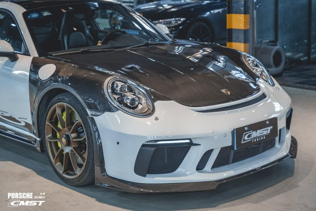 Porsche 991.1 & 991.2 Carrera Base/S/Targa/4/4S/GTS/Turbo/Turbo S/GT3/GT3RS with CMST Tuning's Aftermarket Parts - PP Front Bumper