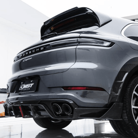 Porsche Cayenne 9Y0 Facelift 2024-ON with CMST Tuning's Aftermarket Parts - Pre-preg Carbon Fiber Spoiler