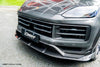 Porsche Cayenne 9Y0 Facelift 2024-ON with CMST Tuning's Aftermarket Parts - Pre-preg Carbon Fiber Front Lip