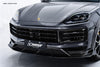 Porsche Cayenne 9Y0 9Y0.2 Base/S/AWD/E-Hybrid 2024-On & Cayenne 9Y3 9Y3.2 Base/S/2024-On with Aftermarket Parts - Pre-preg Carbon Fiber & FRP Front Intake Vents Trim from CMST Tuning