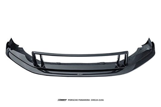 Porsche Panamera 976 Base 4 4S E-Hybird 2024 with Aftermarket Parts - Front Lip Pre-preg Carbon Fiber/FRP from CMST Tuning