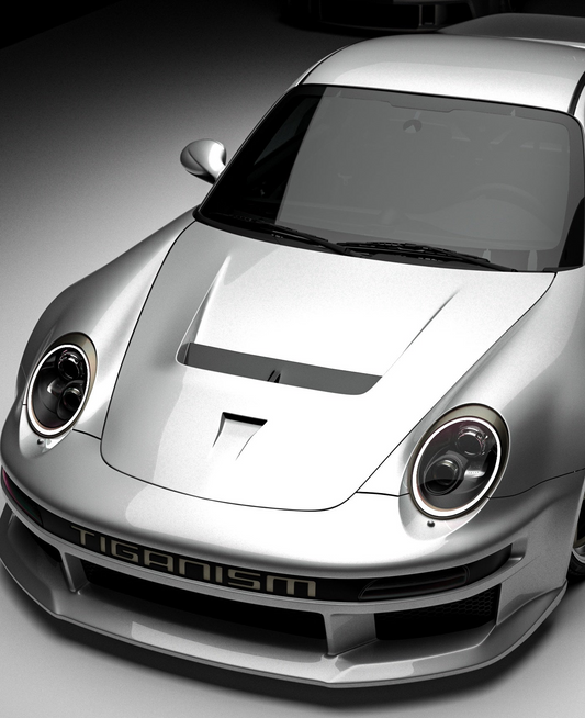 ROBOT CRAFTSMAN "TIGANISM GUSTAV" Hood for Porsche 987.1/2 Cayman Boxster Base/S/R & 997.1/2 911 Carrera Base/S/4S/Targa/GTS/GT3/Turbo Carbon/FRP