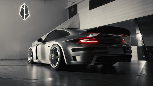 ROBOT CRAFTSMAN "TIGANISM GUSTAV" Rear Spoiler Wing for Porsche 997.1/2 911 Carrera Base/S/4S/Targa/GTS/GT3/Turbo Carbon Fiber / FRP
