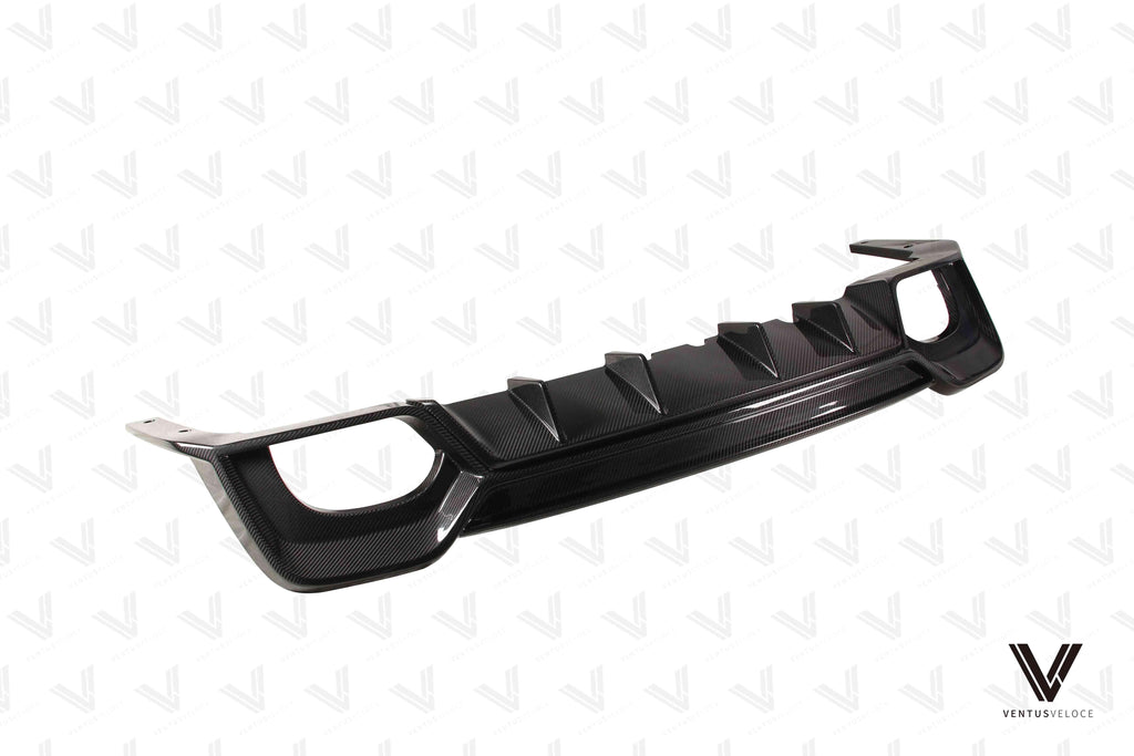 Audi RS6 & RS7 C8 aftermarket parts-Ventus Veloce Carbon Rear Diffuser ...