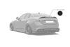 Alfa Romeo Giulia Quadrifoglio Sport Veloce Ti Sprint RWD AWD Lusso Base 2017-ON with Aftermarket Parts - Rear Lip Spoiler Carbon Fiber / FRP from SPECTER PLUS