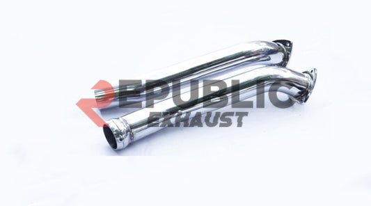 Aston Martin Vantage V8 2019 2020 2021 2022 2023 (4.0T) with Aftermarket Parts - Frontpipe Exhaust Titanium / Stainless Steel from Republic Exhaust