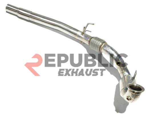 Audi A3 8V/8.5V 2014 2015 2016 2017 2018 2019 2020 (1.4T) with Aftermarket Parts - 100 & 200 & 300 CELL & Test Pipe/No Cat Downpipe Stainless Steel from Republic Exhaust