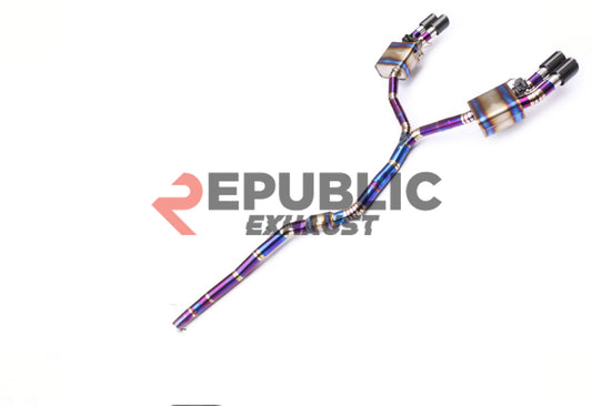 Audi A4 Allroad B9 Quattro 2017-ON (2.0T) with Aftermarket Parts - Catback Exhaust with Valve Titanium / Stainless Steel from Republic Exhaust