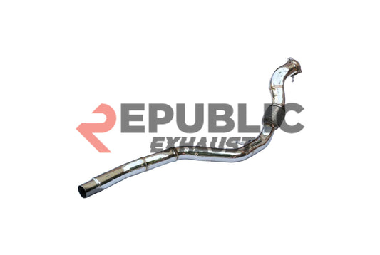 Audi A6 C8 2019-ON (2.0T) with Aftermarket Parts - Frontpipe Exhaust Stainless Steel from Republic Exhaust