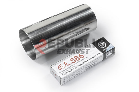 Audi Q8 Pre-facelift 2019 2020 2021 2022 2023 (2.0T) with Aftermarket Parts - Catback Exhaust Quad Exit Tips Titanium / Stainless Steel from Republic Exhaust