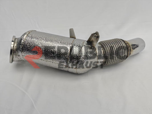 BMW 530 G60 2024-ON (2.0T) with Aftermarket Parts - 100 & 200 & 300 CELL & Test Pipe/No Cat Downpipe Stainless Steel from Republic Exhaust