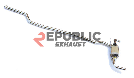 MW 7 Series 740i G11 (LCI & Pre-LCI) 2016 2017 2018 2019 2020 2021 2022 with Aftermarket Parts - Catback Exhaust Quad & Dual Exit Tips Titanium / Stainless Steel from Republic Exhaust