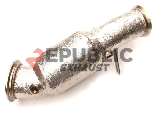 BMW M2 F87 2016 2017 2018 (3.0T N55) with Aftermarket Parts - 100 & 200 & 300 CELL & Test Pipe/No Cat Downpipe Stainless Steel from Republic Exhaust