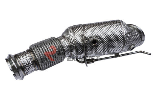 BMW X5 G05 Pre-LCI 2019 2020 2021 2022 2023 (2.0T) with Aftermarket Parts - 100 & 200 & 300 CELL & Test Pipe/No Cat Downpipe Stainless Steel from Republic Exhaust