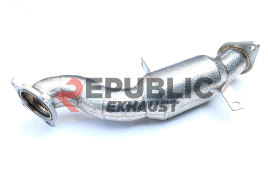 Cadillac ATS Turbo Luxury Performance Premium 2013 2014 2015 2016 2017 2018 2019 (2.0T) with Aftermarket Parts - 100 & 200 & 300 CELL & Test Pipe/No Cat Downpipe Stainless Steel from Republic Exhaust