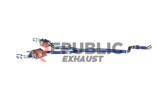 Chevrolet Camaro 6th Gen 3LT 2LT 1LT 2LS 1LS 2015 2016 2017 2018 2019 2020 2021 2022 2023 2024 (2.0T) with Aftermarket Parts - Catback Exhaust Dual Tips Exit with Valve Stainless Steel from Republic Exhaust