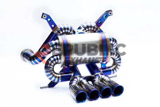 Lamborghini Aventador Base LP700 2012 2013 2014 2015 2016 2017 2018 2019 2020 2021 2022 2023 with Aftermarket Parts - Catback Exhaust with Valve Titanium from Republic Exhaust