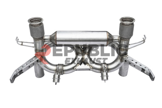Lamborghini Huracan EVO Tecnica STO 2020 2021 2022 2023 with Aftermarket Parts - Catback Exhaust with Valve Titanium from Republic Exhaust