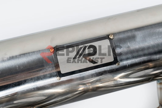 Lamborghini Huracan EVO Tecnica STO 2020 2021 2022 2023 with Aftermarket Parts - Catback Exhaust with Valve Titanium from Republic Exhaust
