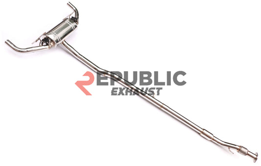 Mercedes Benz A-Class A35 W177 V177 2019-ON (2.0T) with Aftermarket Parts - Catback Exhaust Dual Tips Exit Titanium / Stainless Steel from Republic Exhaust