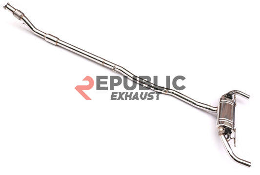 Mercedes Benz A-Class A35 W177 V177 2019-ON (2.0T) with Aftermarket Parts - Catback Exhaust Dual Tips Exit Titanium / Stainless Steel from Republic Exhaust
