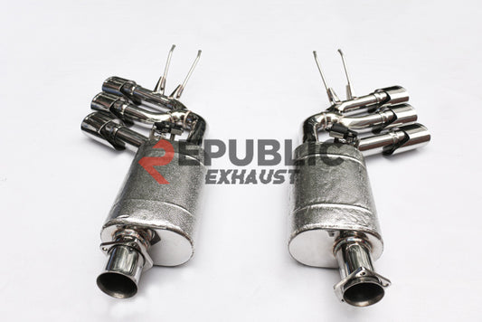 Mercedes Benz G63 AMG W464 2019-ON with Aftermarket Parts - Axle-back Exhaust Sextuple Exit Titanium / Stainless Steel from Republic Exhaust