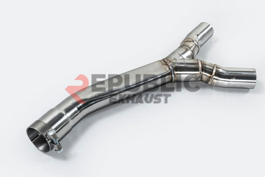Mercedes Benz GLS-Class X166 GLS450 GLS400 Pre-Facelift 2017 2018 2019 (3.0T) with Aftermarket Parts - Catback Exhaust Dual Tips Exit Titanium / Stainless Steel from Republic Exhaust