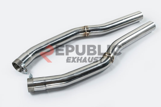Mercedes Benz GLS-Class X166 GLS450 GLS400 Pre-Facelift 2017 2018 2019 (3.0T) with Aftermarket Parts - Catback Exhaust Dual Tips Exit Titanium / Stainless Steel from Republic Exhaust
