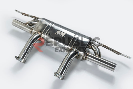Mercedes Benz GLS-Class X166 GLS450 GLS400 Pre-Facelift 2017 2018 2019 (3.0T) with Aftermarket Parts - Catback Exhaust Dual Tips Exit Titanium / Stainless Steel from Republic Exhaust