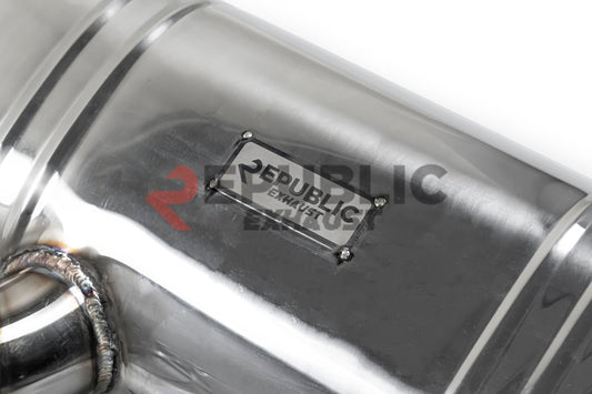 Mercedes Benz GLS-Class X166 GLS450 GLS400 Pre-Facelift 2017 2018 2019 (3.0T) with Aftermarket Parts - Catback Exhaust Dual Tips Exit Titanium / Stainless Steel from Republic Exhaust