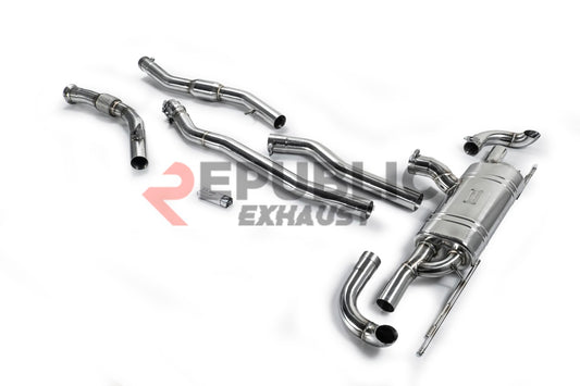 Mercedes Benz GLS-Class X167 GLS450 2020 2021 2022 2023 2024 2025 2026 (3.0T) with Aftermarket Parts - Catback Exhaust Dual Exit Tips Titanium / Stainless Steel Republic Exhaust