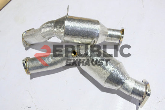 Nissan 350Z Nismo Performance Anniversary Grand Touring Base Fairlady Z Z33 2003 2004 2005 2006 2007 2008 2009 with Aftermarket Parts - 100 & 200 & 300 CELL & Straight Pipe Headers Stainless Steel from Republic Exhaust