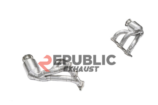 Porsche 911 991.1 GT3 GT3RS 2015 2016 (3.8L & 4.0L) with Aftermarket Parts - 100 & 200 & 300 CELL & Straight Pipe Headers Stainless Steel from Republic Exhaust